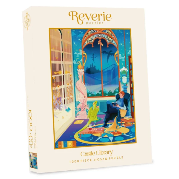 puzzle castle library de reverie de 1000 pièces