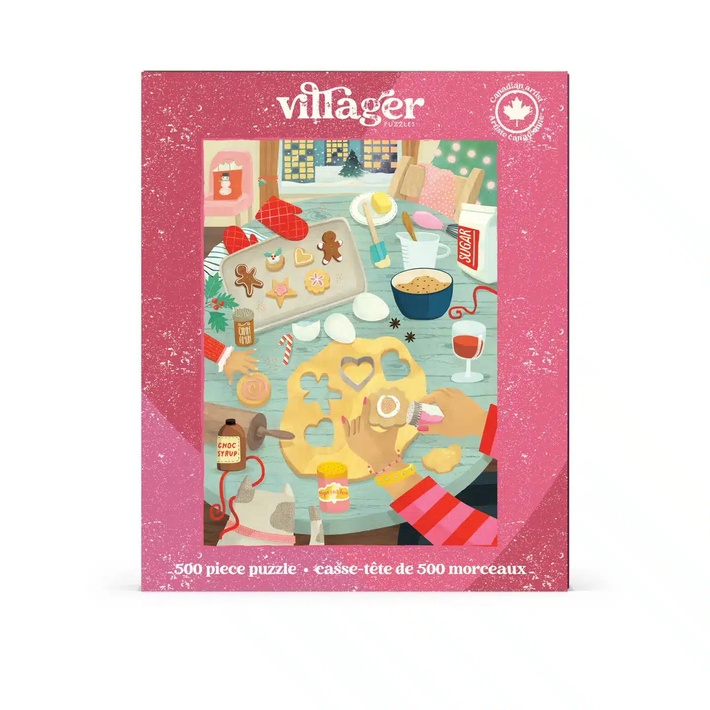 puzzle holiday baking de villager de 500 pièces