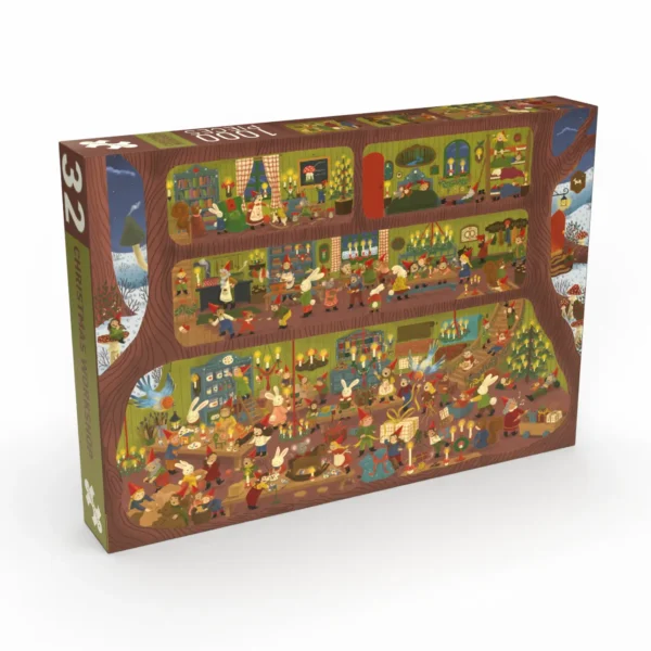 puzzle penny christmas workshop 1000 pieces
