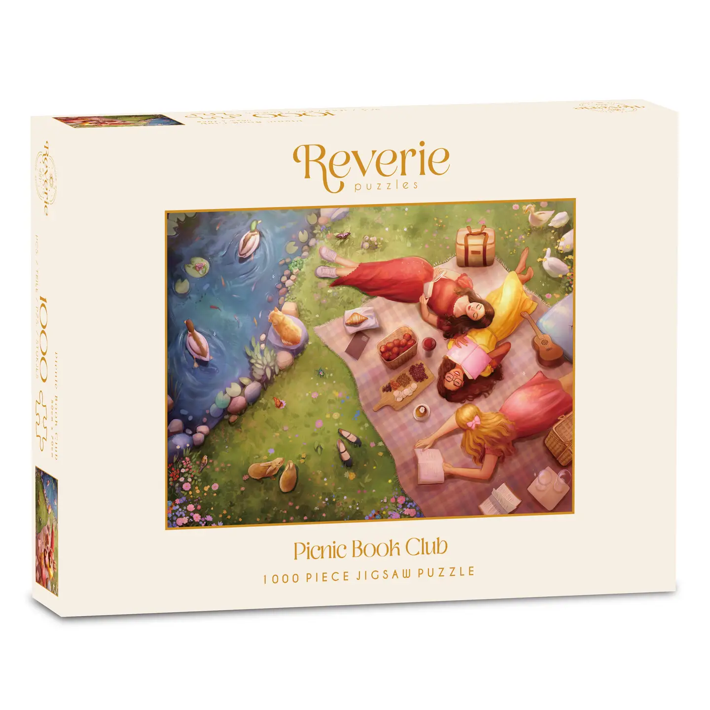 puzzle picnic book club de reverie de 1000 pièces