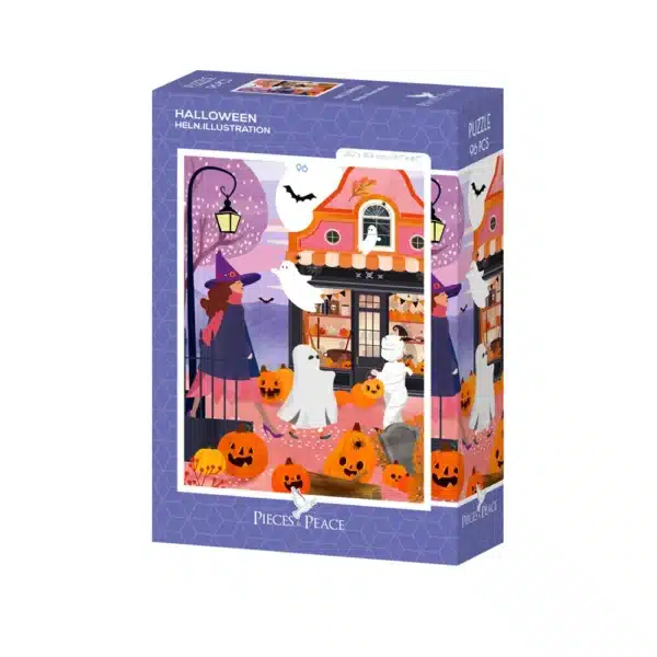 puzzle pieces and peace halloween 96 pieces