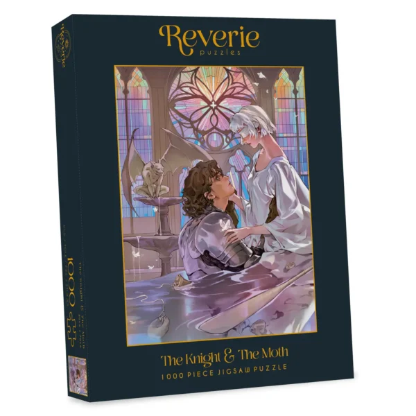 puzzle the knight & the moth de reverie de 1000, puzzle sous licence officielle Le royaume de Stonewater