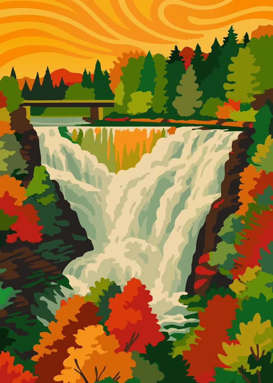 Puzzle Autumn Cascade - Villager - 1000 pièces – Image 3