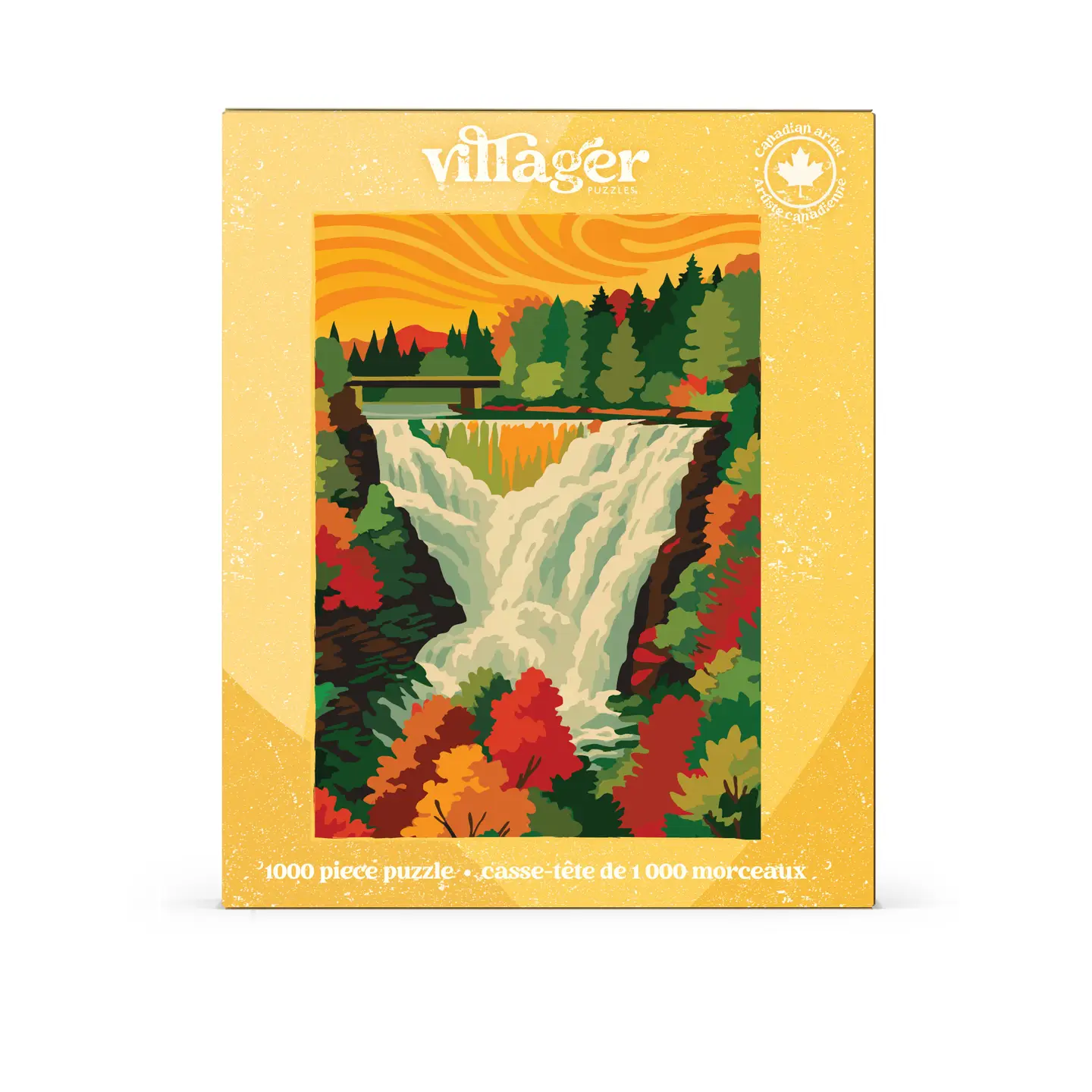 puzzle villager Autumn Cascade 1000 pieces