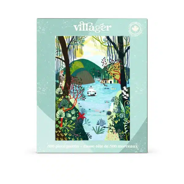puzzle villager Bowen Island 500 pieces