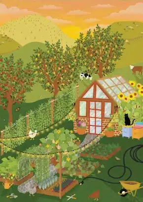 Puzzle Hobby Farm - Villager - 500 pièces – Image 3