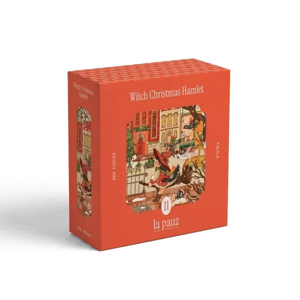 puzzle witch christmas hamlet de la pauz de 280 pièces