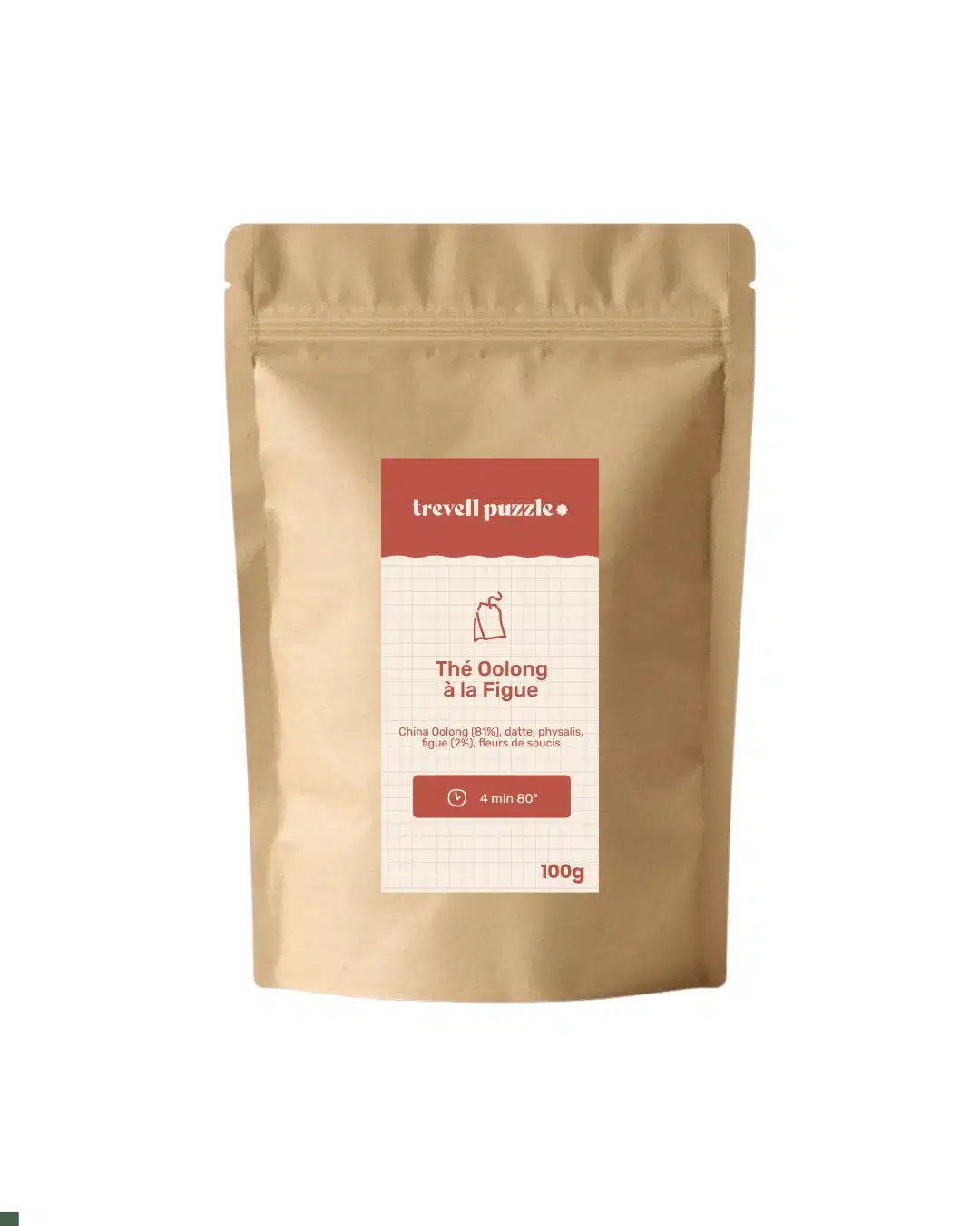 Thé Bio - Oolong à la Figue Trevell - 100g