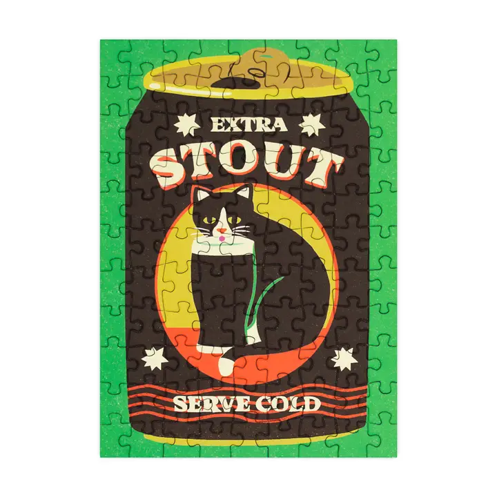 Mini puzzle Extra Stout Cat - Happily - 99 pièces – Image 2