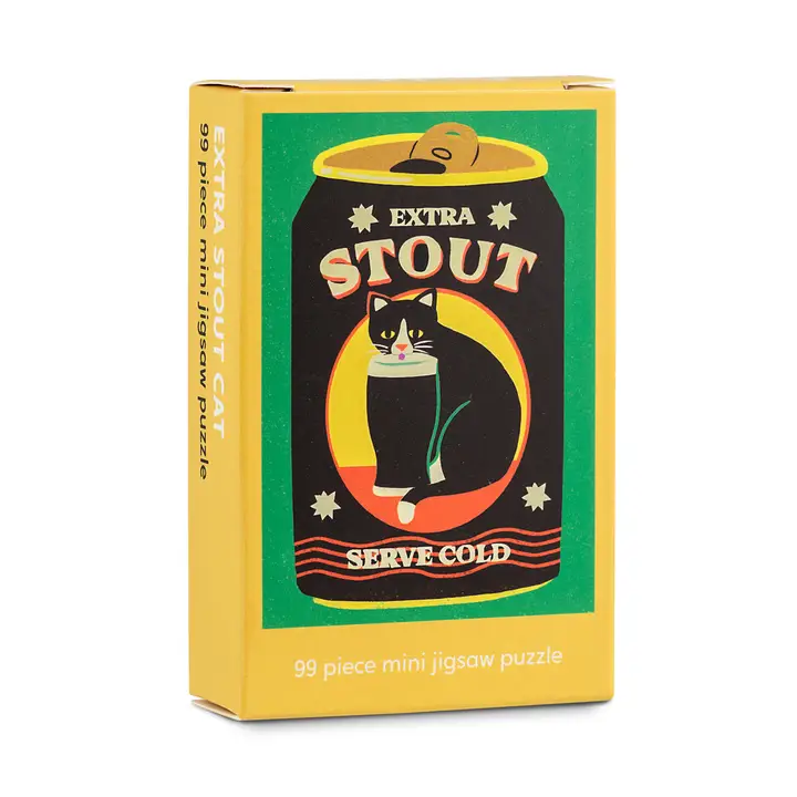Mini puzzle Extra Stout Cat - Happily - 99 pièces – Image 3