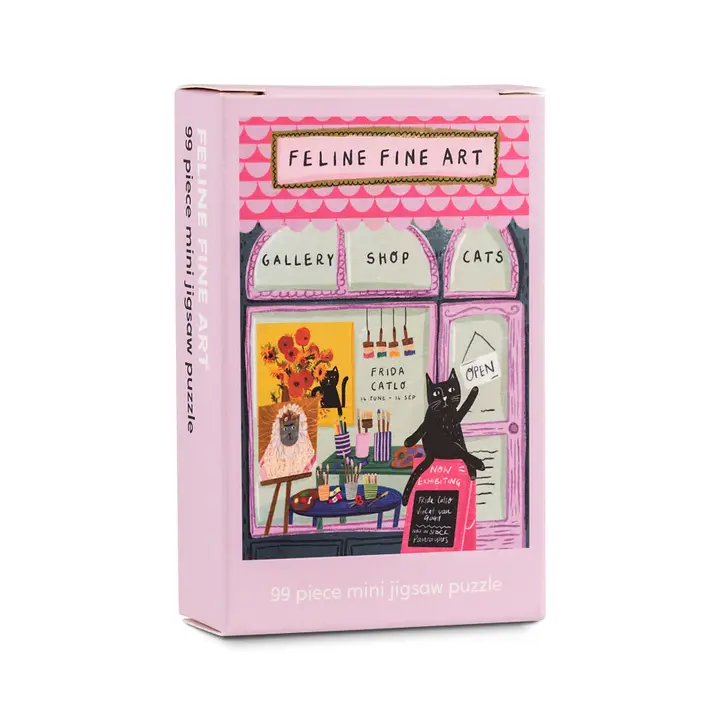 Mini puzzle Feline Fine Art – Happily – 99 pièces – Image 2