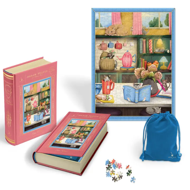 Puzzle Kitten Wellness Routine - Good Juju Ink - 1000 pièces – Image 3