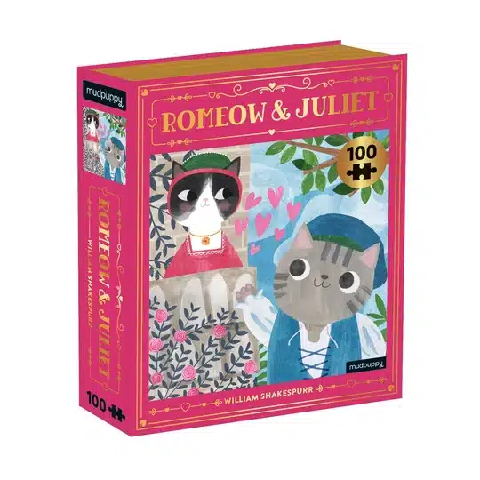 Puzzle Romeow & Juliet Bookish Cats - Galison - 100 piรจces