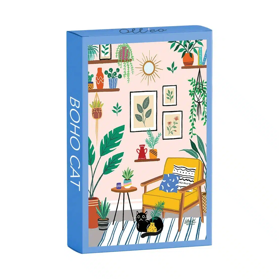 Mini puzzle Boho Cat - Oll'eo - 99 pièces