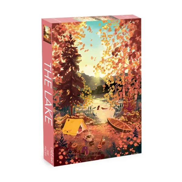 puzzle olleo the lake 500 pieces