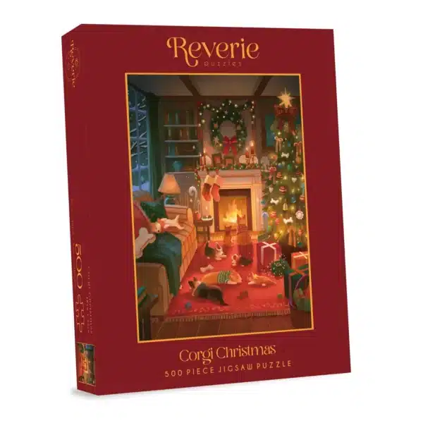 Puzzle Corgi Christmas - Reverie Puzzles - 500 piรจces