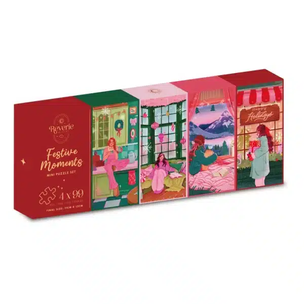 Mini Puzzles Festive Moments - Reverie Puzzle - Set 4x99 piรจces