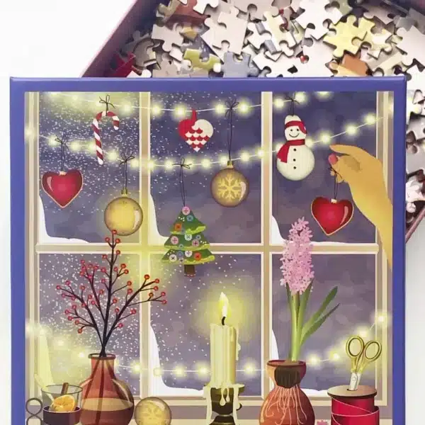 Puzzle Christmas Window - Vissevasse - 500 pièces