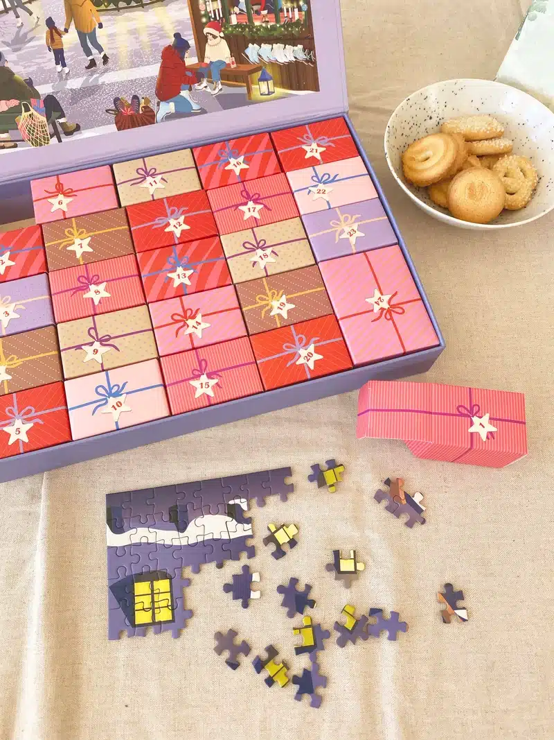 Calendrier de l'avent puzzle Skate & Coffee - Vissevasse – Image 3