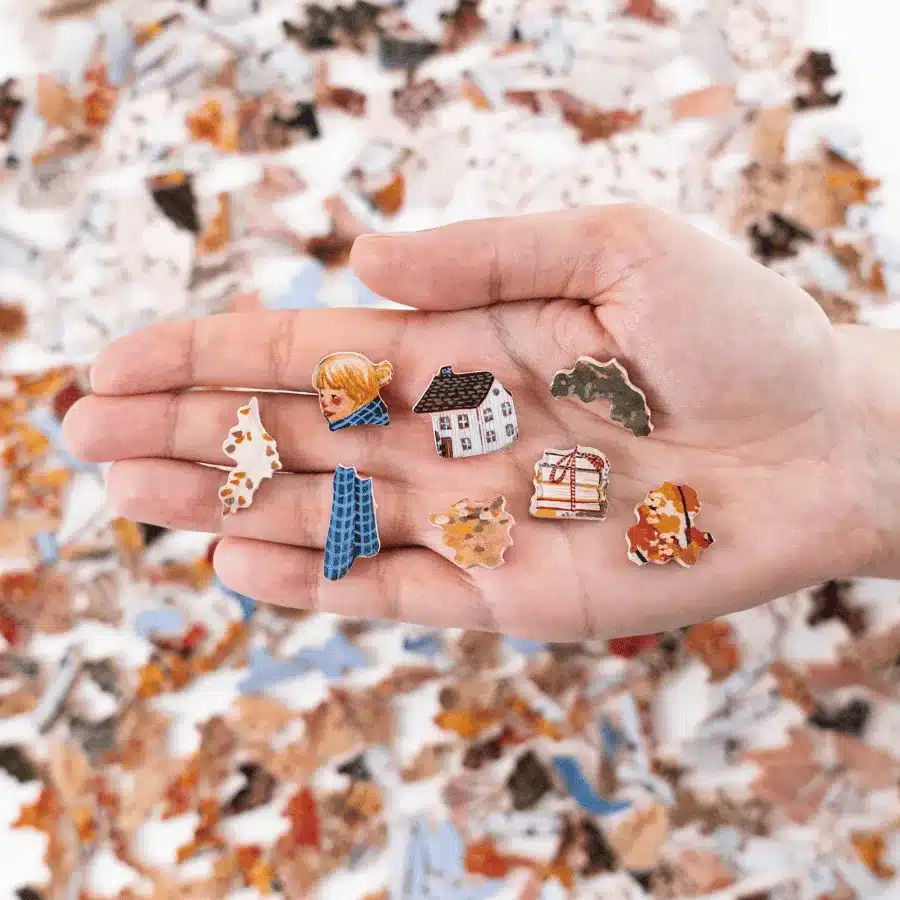 Puzzle Retour de la Bibliothèque - Michèle Wilson - 350 pièces – Image 2