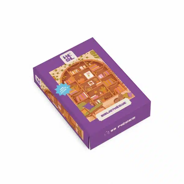 Mini puzzle Bibliothรจque - Les รฉditions Heol - 99 piรจces