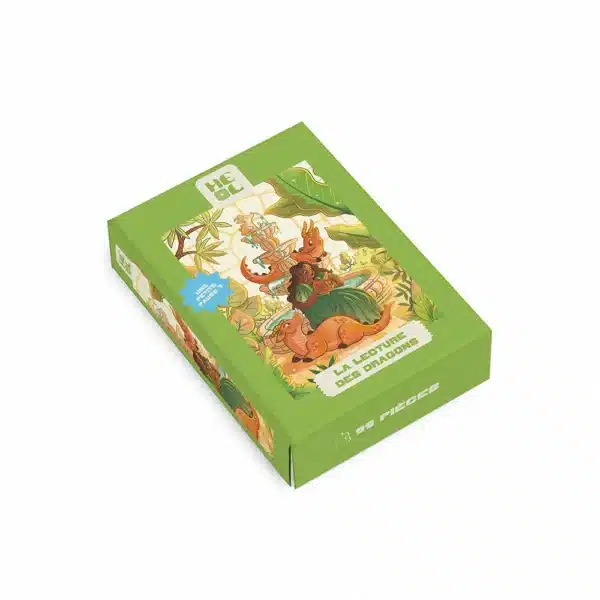 Mini puzzle La Lecture des Dragons - Les รฉditions Heol - 99 piรจces