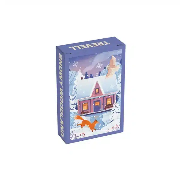 Mini puzzle Snowy Woodland - Trevell - 99 pièces