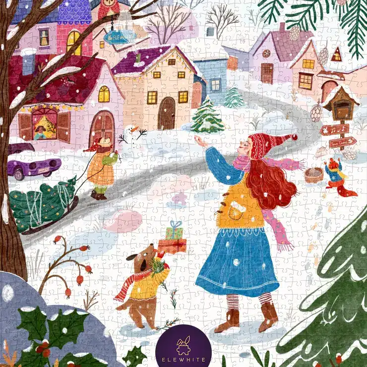 Puzzle Snowfall Symphony - Elewhite - 1000 pièces – Image 2