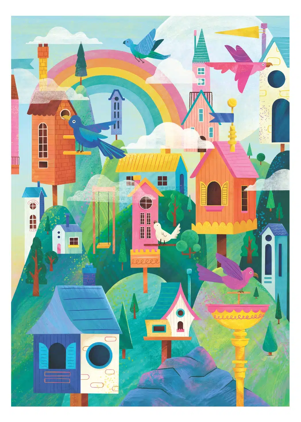 Puzzle Birdsong Valley - Holiyay - 1000 pièces – Image 2