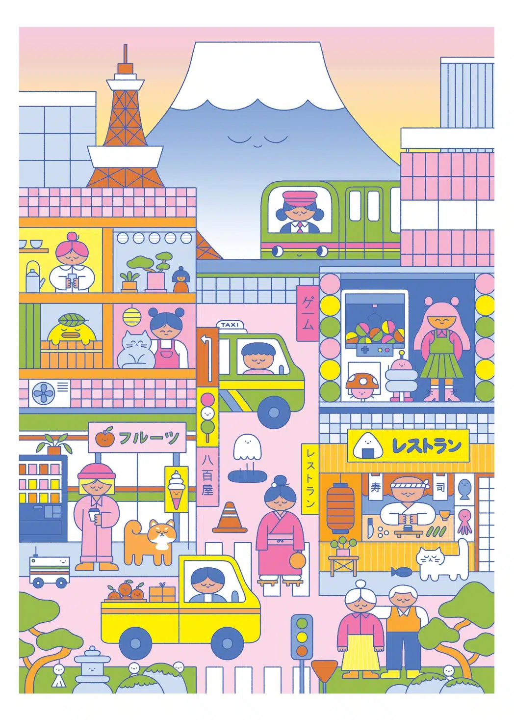 Puzzle Busy in Tokyo - Holiyay - 500 pièces – Image 2