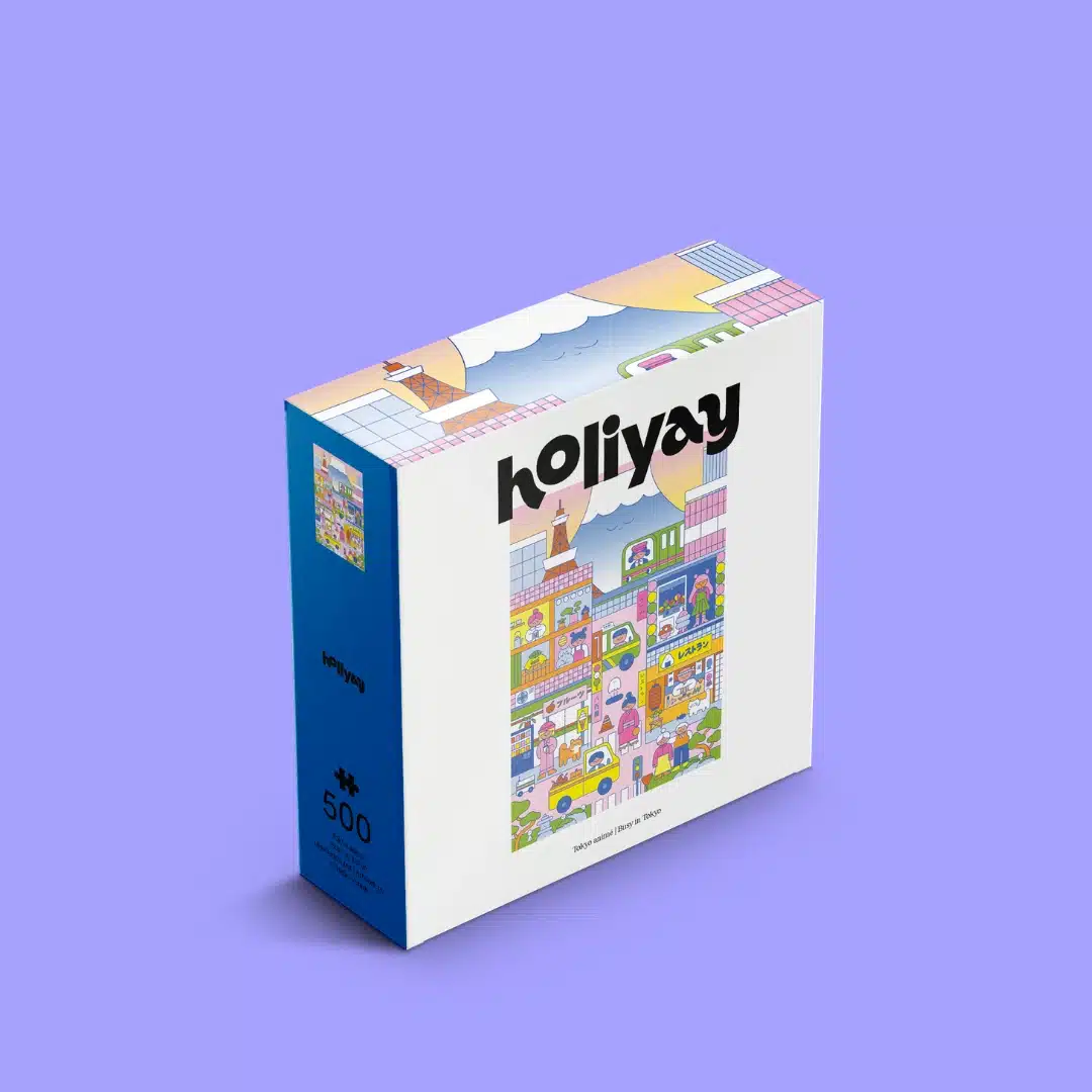Puzzle Busy in Tokyo - Holiyay - 500 pièces
