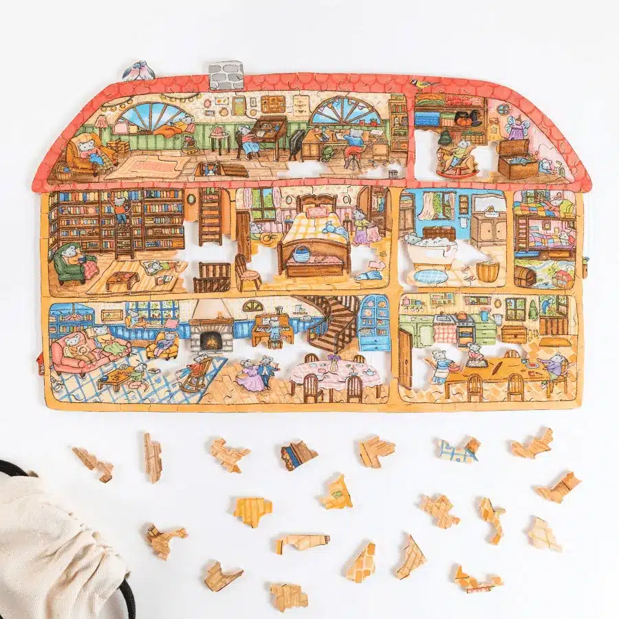 Puzzle La Maison des Souris - Michèle Wilson - 250 pièces – Image 2