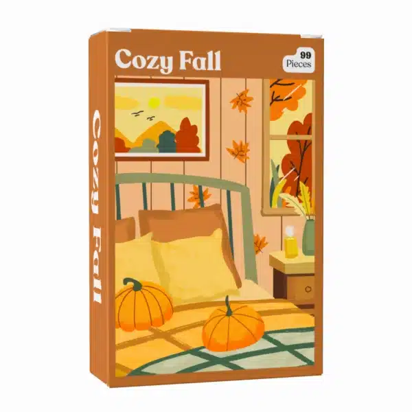 Mini puzzle Cozy Fall - Puzzledly - 99 pièces