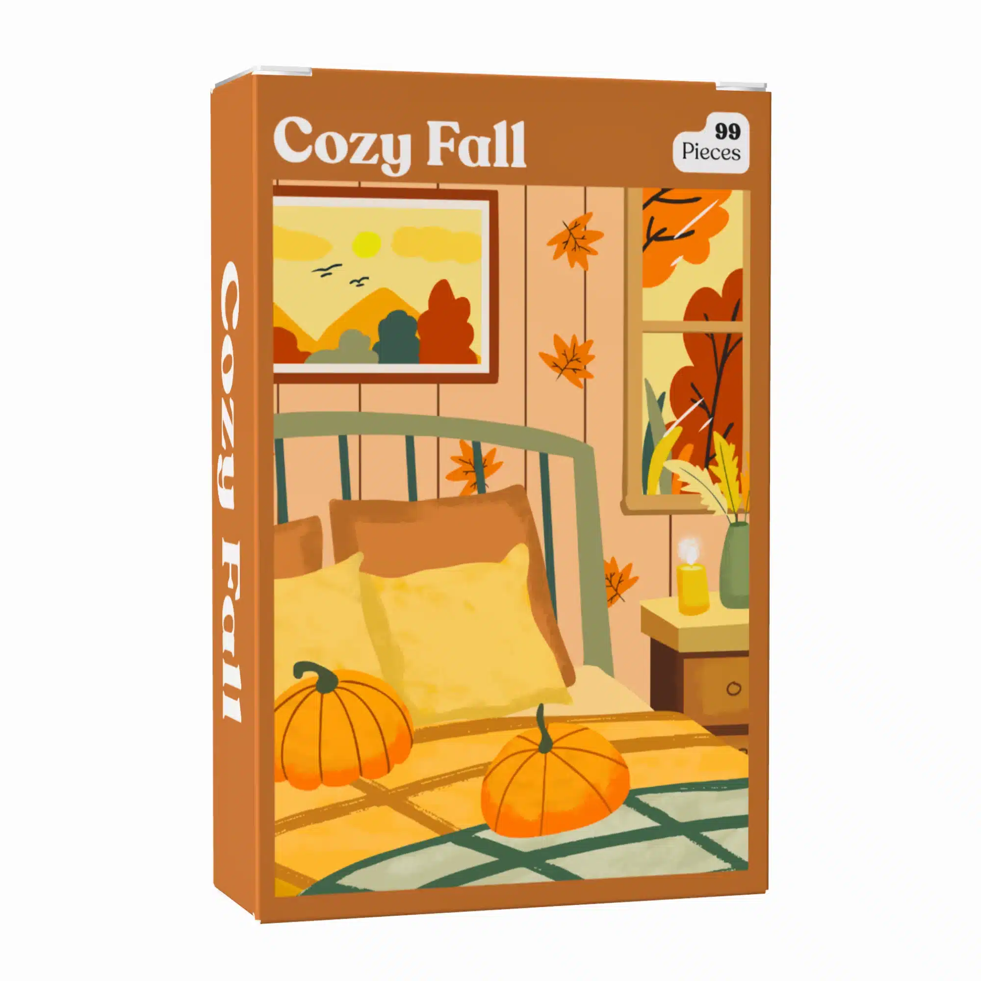 Mini puzzle Cozy Fall - Puzzledly - 99 pièces