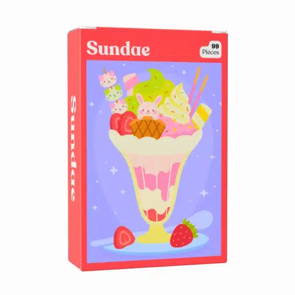 Mini puzzle Sundae - Puzzledly - 99 pièces